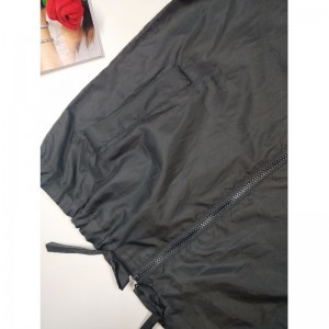 레이디스 블랙 윈드 브레이커 자켓 RLWWJ0006