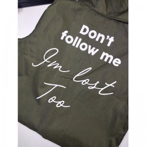 레이디스 카키 윈드 브레이커 RLWWJ0007