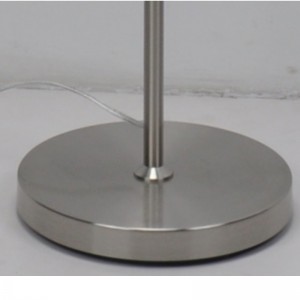 레이저 컷 블랙 패브릭 그늘 플로어 램프