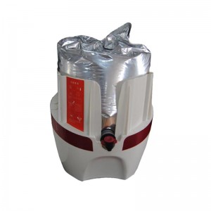 상자 식용 수 주스에있는 액체에 의하여 채워지는 주문 비닐 봉투 우유를위한 5 개 L 무균 포장 부대