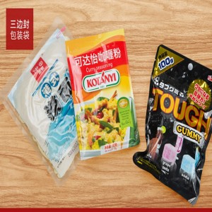 유연한 인쇄 알루미늄 호일 적층 층 양념 비닐 봉투 3 인감 조미료 포장 가방