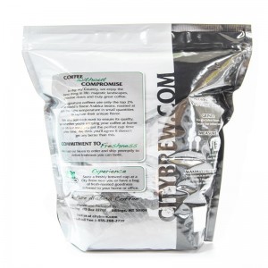 중국 식품 포장은 Zip 자물쇠 물개에 의하여 착색 된 차 또는 커피 봉지 열 포장 지퍼를 자루에 넣습니다