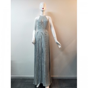 레이디스 아이스 블루 롱 라인 드레스 JLWD0037