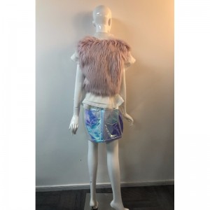 레이디스 핑크 쇼트 퍼 길드 RLWF0014