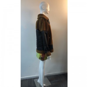 BORG TRIM RLWPJ0031의 여성용 PU 자켓