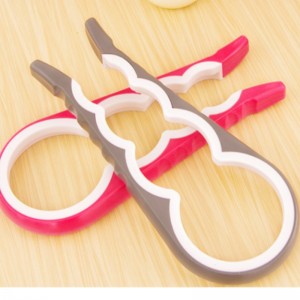 실리콘 타래 송곳 다기능 네 병 오프너 국내 안전 깡통 따개 미끄럼 방지 병 뚜껑 오프너