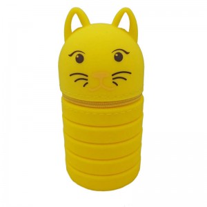 실리콘 펜 부대 주문 지퍼 재미 있은 필통