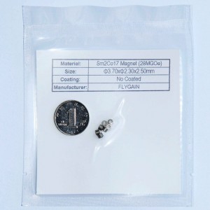 마이크로 정밀 SMCO 소형 자석