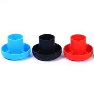 실리콘 펜 컨테이너 라운드 다기능 펜 튜브 식품 실리카 젤 데스크탑 사무 용품 수신 및 비품