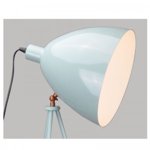 금속 그늘과 조정 기능을 가진 삼각 플로어 램프