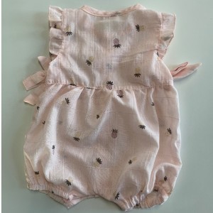 어린이의 검은 점점 점프 수트 RLCJS0001