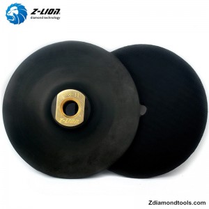 Z-LION ZL-A0013 수지를 가진 다이아몬드 공구 닦는 패드 뒤 홀더