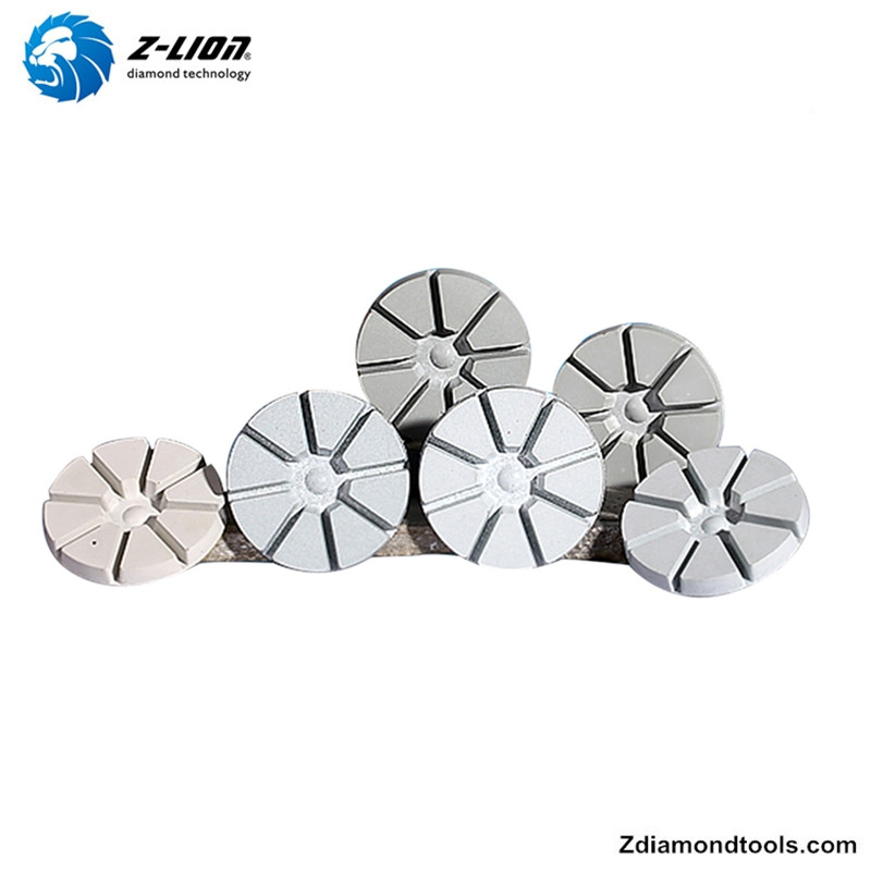 Z-LION ZL-16AD 수지 건식 콘크리트 다이아몬드 바닥 연마 패드 및 연삭 디스크