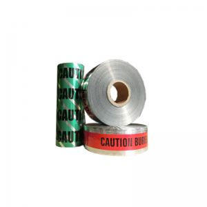 추적기 철사를 가진 뜨거운 판매 싼 광섬유 케이블 지하 탐지 가능한 경고 테이프