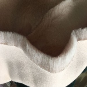 전자 자카드 직물 높은 더미 가짜 모피 원형 편 물기