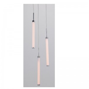 LED pendant lamp with 3pcs acrylic straight tube