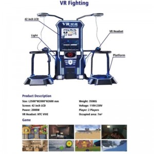 대화식 총격 사건 \/ 권투 \/ 세이버 이길 게임 시뮬레이터를 서있는 멀티 플레이어 HTC VR