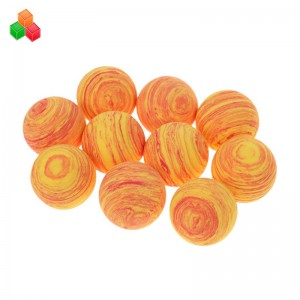 새로운 제품 고품질 eva 폼 볼 사용자 정의 크기 인쇄 부드러운 eva 폼 공 골프 \/ 마사지 \/ 아이 놀이터