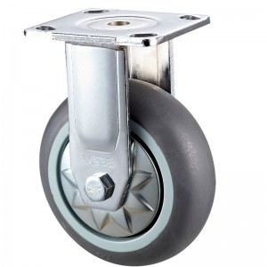 헤비 듀티-블랙 TPE 휠이 장착 된 크롬 도금 하우징 13