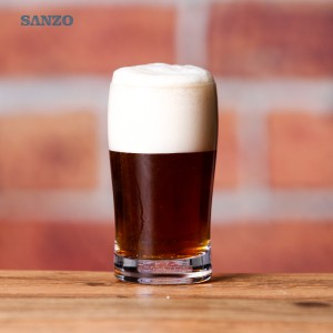 Sanzo 7 개 Oz 소형 맥주 잔은 인쇄 로고 맥주 유리제위원회 맥주 유리 잔을 주문을 받아서 만듭니다