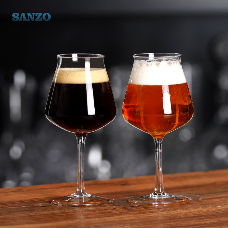 Sanzo 알콜 맥주 유리에 의하여 주문을 받아서 만들어지는 Handmade 명확한 맥주 Steins 완벽한 맥주 유리