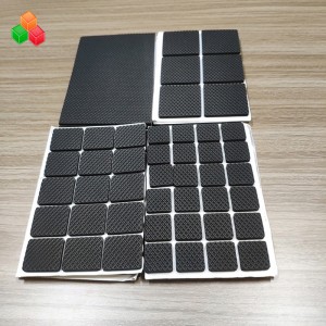 동관 설계 크기 자체 접착 고무 가구 테이블 다리 발 보호 패드 eva 폼 의자 다리 글라이드 보호기