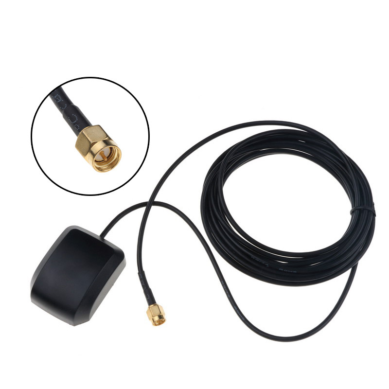 차 GPS 수신기 SMA Conector 3M 케이블 GPS 안테나