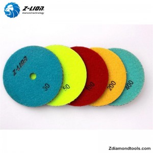 석재 용 충전 구리가있는 ZL-123F 다이아몬드 수지 패드