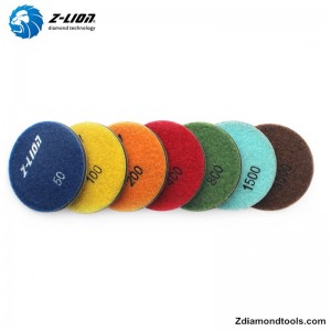ZL-16SF 수지 콘크리트 연마 패드 홈 디포
