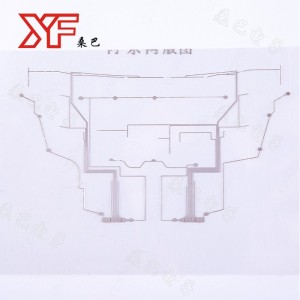 PET 실버 페이스트 전도성 인쇄 라인 스위치
