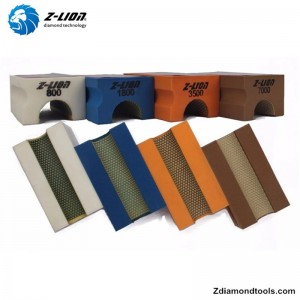 ZL-37CV30 다이아몬드 손 연마 패드 홈 연마 유리, 유리 섬유 및 복합 재료