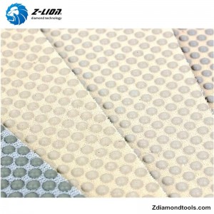 ZL-35B 수지 엔지니어링 스톤 용 플렉시블 다이아몬드 연마 시트