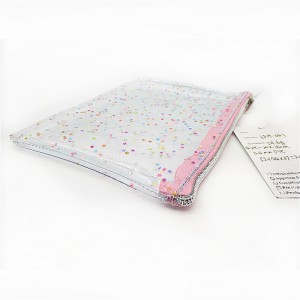 플래시 백 이 들 어 있 는 PVC 파 우 치.