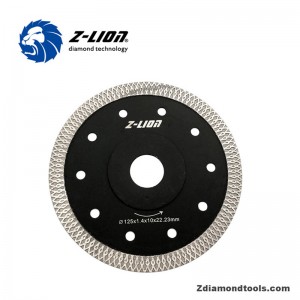 화강암 용 ZL-HB01 초박형 격자 웨이브 다이아몬드 톱날