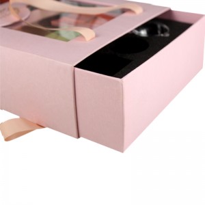 우아함 운반물 상자는 손 선물 상자를 가진 선물 차 음식의 전 세트를 표시합니다