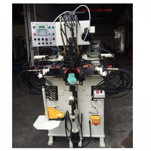 Schoen sandt 6400CC 슈 힐 시트 및 사이드 라스팅 머신 사용.