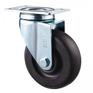 중형 듀티-검은 색 TPE 휠이있는 크롬 도금 하우징