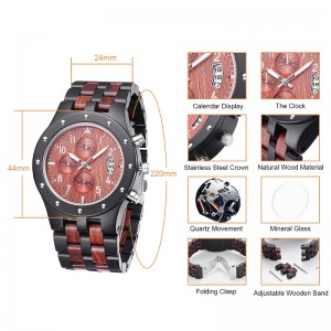 목제 시계 남자 여자 자동적 인 손목 시계 나무로되는 금속 균형 바퀴 시계 Relogio