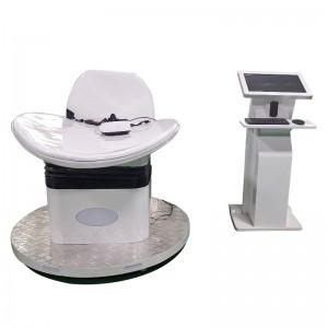 음악 스릴 가상 현실 슬라이드 VR 유리 스키