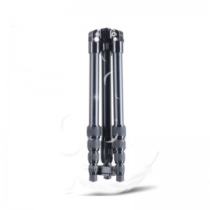 Kingjoy SF056 저각 촬영 및 중앙 컬럼이있는 5 섹션 접이식 삼각대 키트를 모노 포드로 사용할 수 있습니다