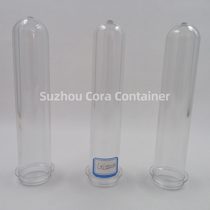 화장품 포장을위한 27mm 55g 목 Size32mm 애완 동물 거품이 이는 병 예비 적 형성 품