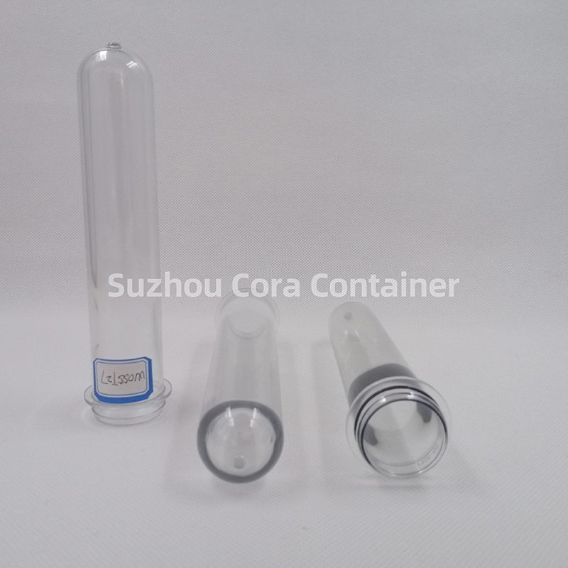 화장품 포장을위한 27mm 55g 목 Size32mm 애완 동물 거품이 이는 병 예비 적 형성 품