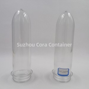 물 음료 기름을위한 39mm 100g 목 크기 46mm Plasitc 애완 동물 예비 적 형성 품