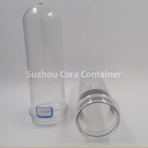 물 음료 기름을위한 55mm 156g 목 크기 62mm Plasitc 애완 동물 예비 적 형성 품