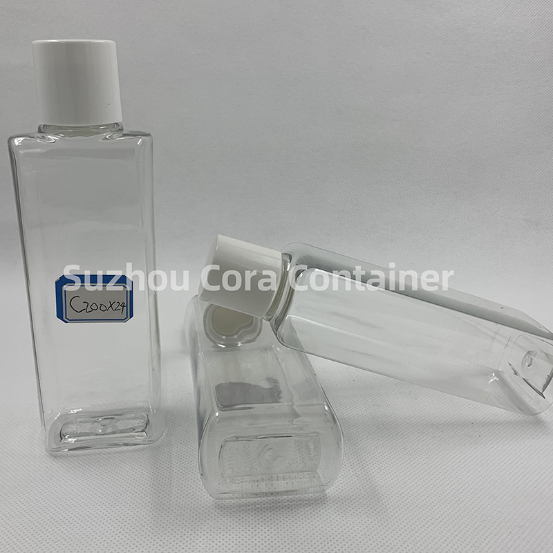 200ml 목 사이즈 24mm Pet 플라스틱 화장병