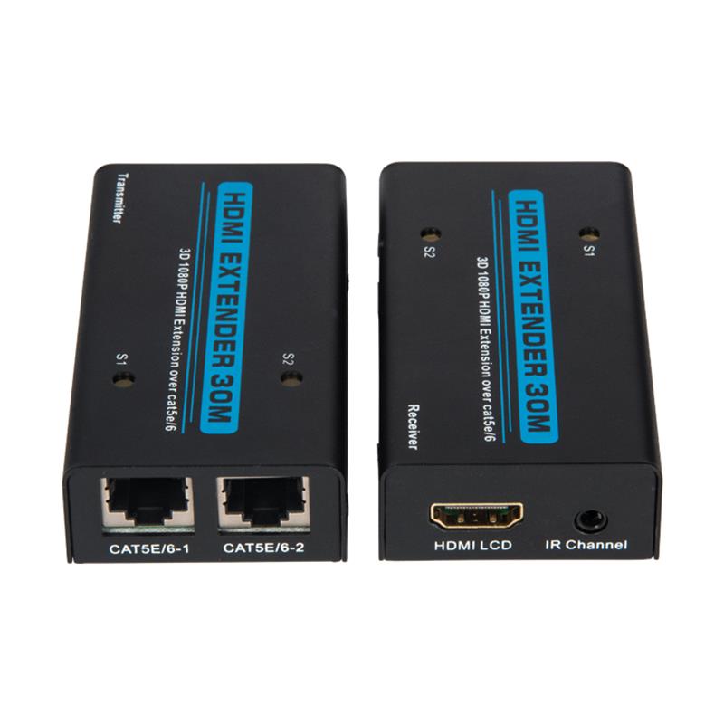 V1.3 HDMI Extender 30m over Dual cat5e / 6 케이블 지원 Full HD 1080P