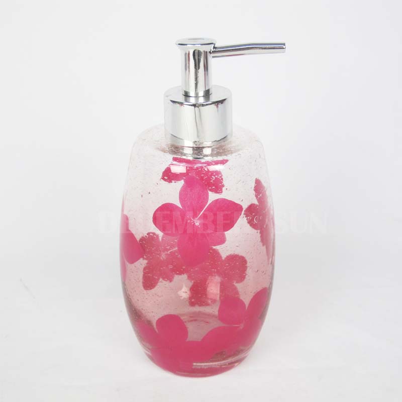 6 PC 유리제 목욕탕 부속품 세트