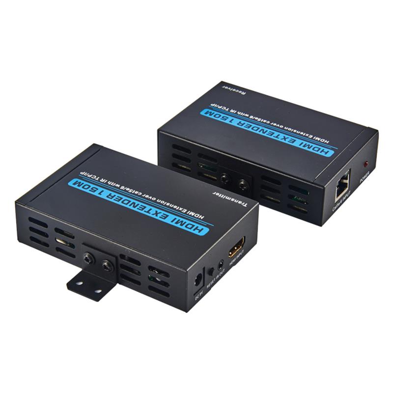 단일 cat5e / 6 케이블을 통한 V1.3 HDMI Extender 150m Full HD 1080P 지원