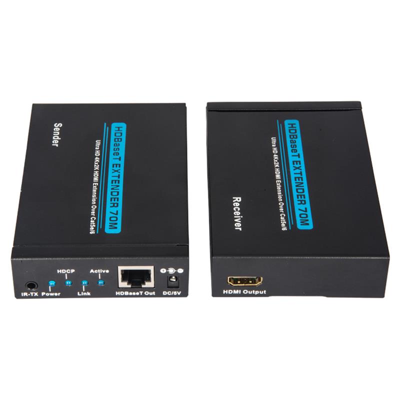 V1.4 4K HDBaseT HDMI 확장기 70m, 단심 5종류/6 케이블 35m@4Kx2K/30Hz, 70m@1080P/60Hz