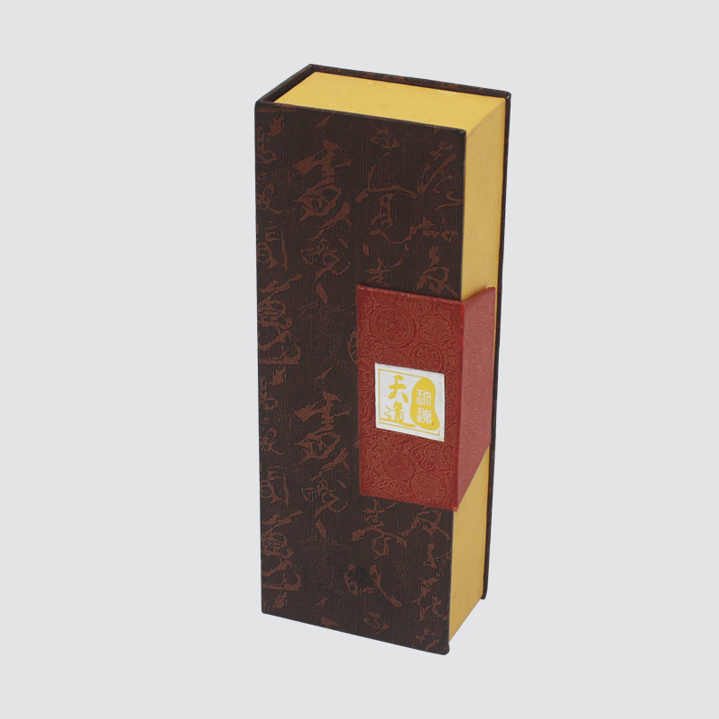 클래식 전통 필기 양각 자석 플립 커버 선물 상자